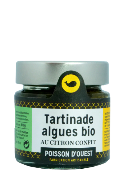 Tartinade algues bio au citron confit