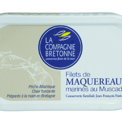 Filets maquereaux marinés muscadet la compagnie bretonne