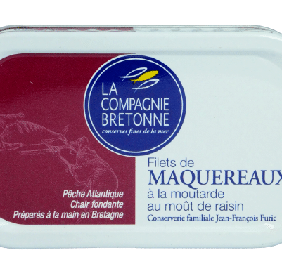 Filets maquereaux moutard moût raisin la compagnie bretonne