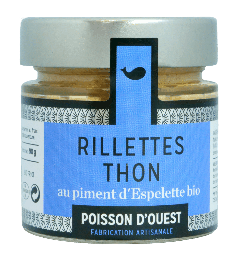 Rillettes thon piment despelette bio poisson douest Rillettes thon piment despelette bio poisson douest