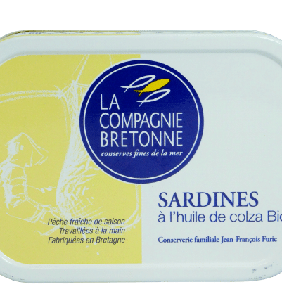 Sardines huile de colza bio la compagnie bretonne