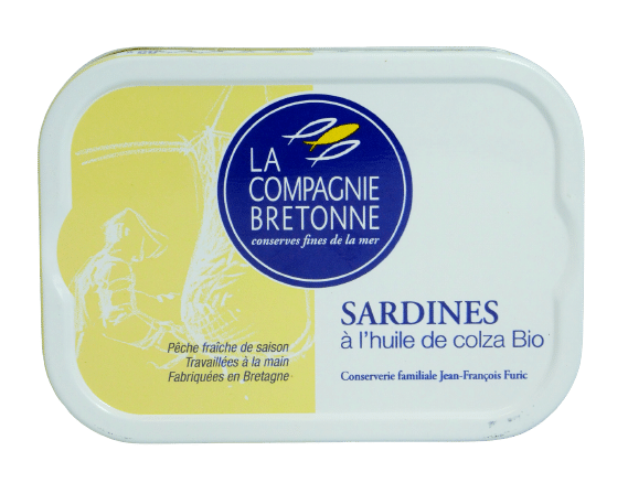 Sardines huile de colza bio la compagnie bretonne Sardines huile de colza bio la compagnie bretonne