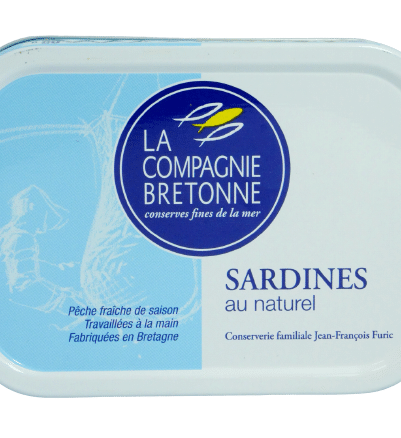 Sardines naturel la compagnie bretonne
