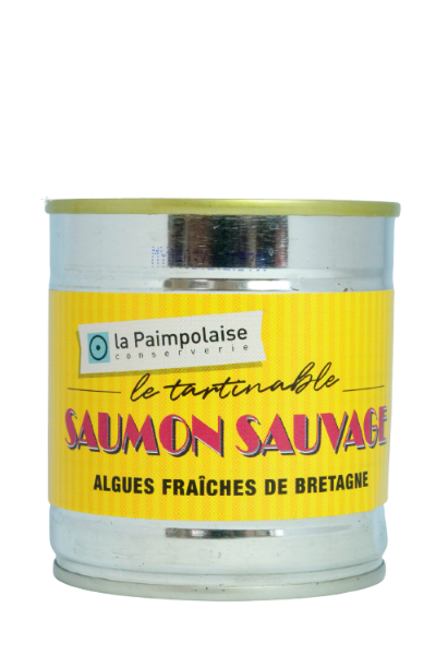 Saumon sauvage algues fraîches de Bretagne