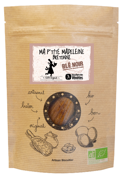 Ptite madeleine bretonne ble noir Biscuiterie des Venetes