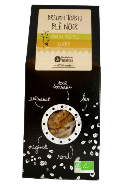 toasts sans gluten sarrasin Biscuiterie des Vénètes