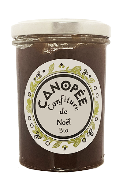 Canopée confiture de Noël Biscuiterie des Vénètes