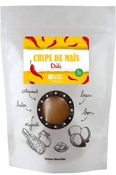 Chips de Maïs au Chili - Biscuiterie des Vénètes