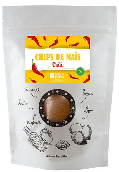 Chips de Maïs au Chili - Biscuiterie des Vénètes