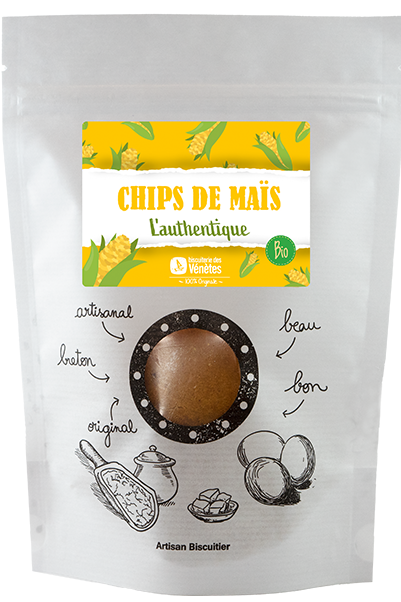 Chips de Maïs L'Authentique - Biscuiterie des Vénètes